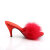 Fabulicious AMOUR-03 Mules Faux Leather Red EU-39 / US-9