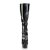 Pleaser DELIGHT-2029 Black Stretch. Patent/Black EU-39 / US-9