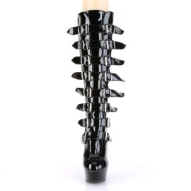 Pleaser DELIGHT-2049 Black Patent/Black EU-41 / US-11