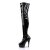 Pleaser DELIGHT-3000 Black Stretch Patent/Black EU-37 / US-7