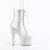 Pleaser BEJEWELED-1021C-2 Platform Ankle Boots Clear Rhinestones Silver Transparent EU-35 / US-5
