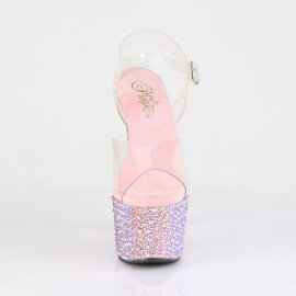 Pleaser BEJEWELED-708MS Platform Sandalettes Clear...