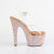 Pleaser BEJEWELED-708MS Platform Sandalettes Clear Rhinestones Gold EU-37 / US-7