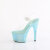 Pleaser BEJEWELED-708RRS Platform Sandalettes Clear Rhinestones Turquoise EU-42 / US-12