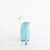 Pleaser BEJEWELED-708RRS Platform Sandalettes Clear Rhinestones Turquoise EU-42 / US-12