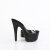 Pleaser BEJEWELED-712RS Platform Mules Clear Rhinestones Black EU-39 / US-9