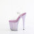 Pleaser BEJEWELED-808RRS Platform Sandalettes Clear Rhinestones Purple EU-37 / US-7
