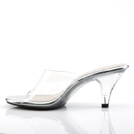 Fabulicious BELLE-301 Mules Clear EU-40 / US-10