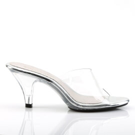 Fabulicious BELLE-301 Mules Clear EU-40 / US-10