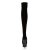 Pleaser DELIGHT-3002 Black Stretch Velvet/Black EU-38 / US-8