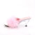 Fabulicious BELLE-301F Mules Clear Faux Leather Pink EU-35 / US-5