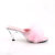 Fabulicious BELLE-301F Mules Clear Faux Leather Pink EU-36 / US-6
