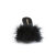 Fabulicious BELLE-301F Mules Clear Faux Leather Black EU-35 / US-5