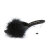 Fabulicious BELLE-301F Mules Clear Faux Leather Black EU-35 / US-5
