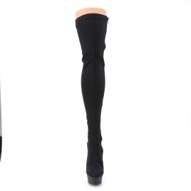 Pleaser DELIGHT-3003 Black Lycra/Black Matte EU-37 / US-7