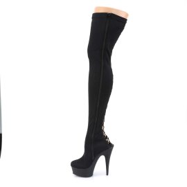 Pleaser DELIGHT-3003 Black Lycra/Black Matte EU-37 / US-7