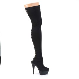 Pleaser DELIGHT-3003 Black Lycra/Black Matte EU-37 / US-7
