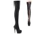 Pleaser DELIGHT-3003 Black Lycra/Black Matte EU-37 / US-7