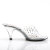 Fabulicious BELLE-301RS Mules Clear Rhinestones Transparent EU-38 / US-8