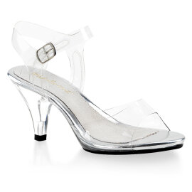 Fabulicious BELLE-308 Platform Sandalettes Clear EU-38 / US-8