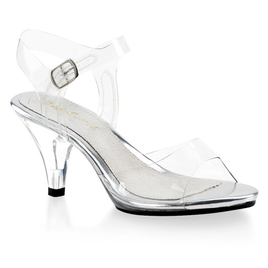 Fabulicious BELLE-308 Platform Sandalettes Clear EU-41 / US-11