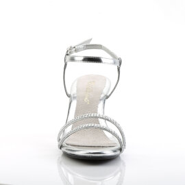 Fabulicious BELLE-316 Sandalettes Clear Metallic Faux...