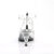 Fabulicious BELLE-330RS Platform Sandalettes Clear Rhinestones Transparent EU-35 / US-5