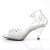 Fabulicious BELLE-330RS Platform Sandalettes Clear Rhinestones Transparent EU-38 / US-8