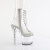 Pleaser BLISS-1016C Platform Ankle Boots Clear EU-37 / US-7