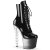 Pleaser BLISS-1020BC Platform Ankle Boots Patent Clear Black EU-35 / US-5