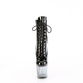 Pleaser BLISS-1020BC Platform Ankle Boots Patent Clear...