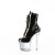 Pleaser BLISS-1020BC Platform Ankle Boots Patent Clear Black EU-40 / US-10