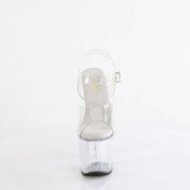 Pleaser BLISS-708 Platform Sandalettes Clear EU-35 / US-5
