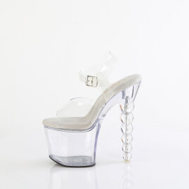 Pleaser BLISS-708 Platform Sandalettes Clear EU-35 / US-5
