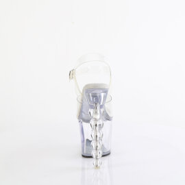 Pleaser BLISS-708 Platform Sandalettes Clear EU-38 / US-8