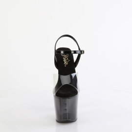 Pleaser BLISS-708-1BC Platform Sandalettes Clear Black...