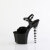 Pleaser BLISS-709 Platform Sandalettes Clear Black EU-39 / US-9