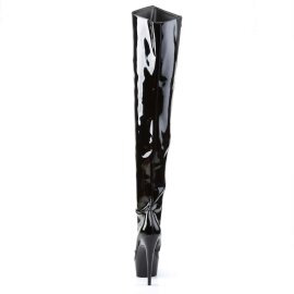 Pleaser DELIGHT-3010 Black Patent/Black EU-39 / US-9