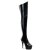 Pleaser DELIGHT-3010 Black Patent/Black EU-39 / US-9