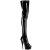 Pleaser DELIGHT-3011 Black Stretch Patent/Black EU-36 / US-6