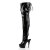 Pleaser DELIGHT-3017 Black Stretch Patent/Black EU-41 / US-11