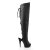 Pleaser DELIGHT-3019 Black Faux Leather/Black Matte EU-35 / US-5