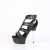 Pleaser CAPTIVA-658 Platform Ankle Boots Faux Leather Black EU-35 / US-5