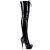 Pleaser DELIGHT-3023 Black Stretch Patent/Black EU-38 / US-8