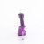 Fabulicious CHIC-40 Sandalettes Faux Leather Rhinestones Purple EU-38 / US-8