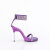 Fabulicious CHIC-40 Sandalettes Faux Leather Rhinestones Purple EU-39 / US-9