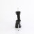 Fabulicious CHIC-42 Sandalettes Faux Leather Clear Rhinestones Black EU-37 / US-7