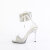 Fabulicious CHIC-47 Sandalettes Clear Silver EU-35 / US-5