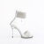 Fabulicious CHIC-47 Sandalettes Clear Silver EU-35 / US-5