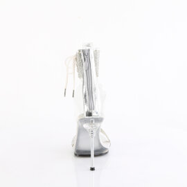 Fabulicious CHIC-47 Sandalettes Clear Silver EU-37 / US-7